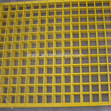 Yellow Color PVC Coated Welded Wire Mesh Panels